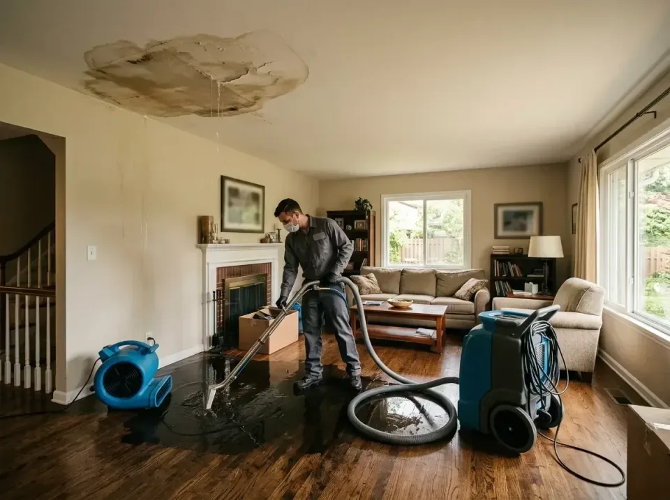 attic-pipe-burst-ceiling-drip-008 — frequently asked questions, Water Damage Restoration & Carpet Care in Downers Grove, IL